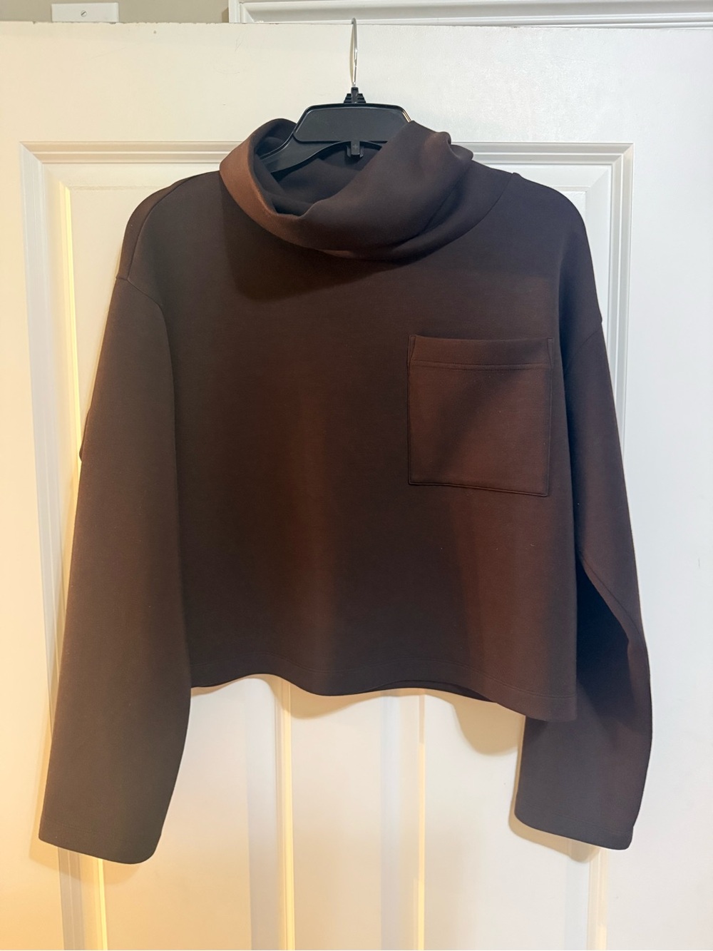Reiss funnel neck sweater nwt brown size xs